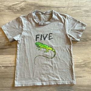 Lizard "five" shirt